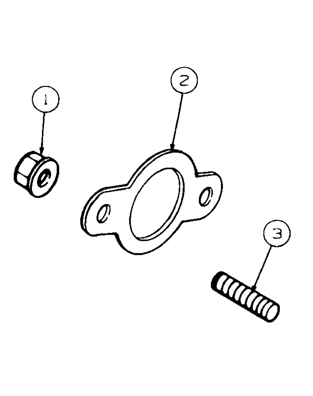 Exhaust Diagram and Parts List for GT2550 K015-K018-14A2E7P710 Cub Cadet Lawn Tractor